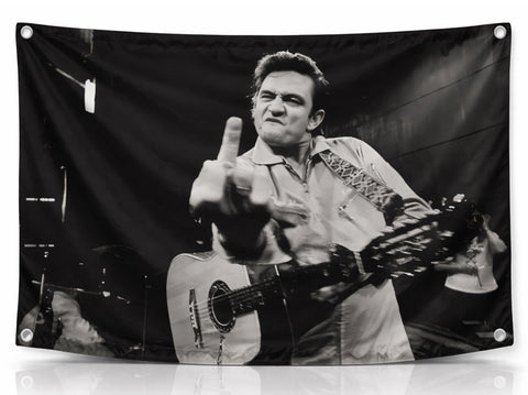 LUIVU The Man in Black flag 3x5 feet for indoor wall display