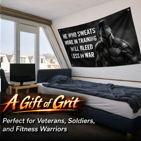 LUIVU motivational flag displayed on wall supports daily focus.