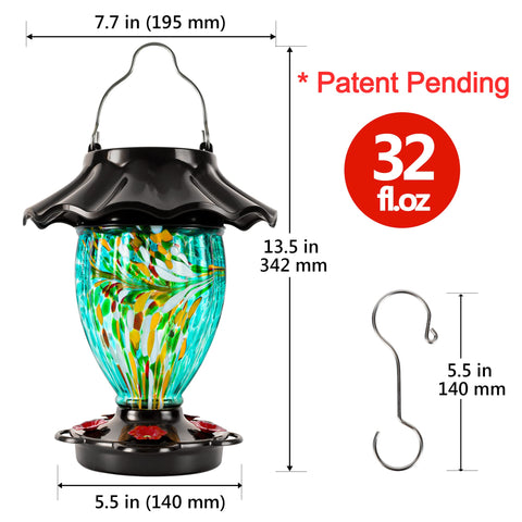 LUJII garden-friendly lighting encourages peaceful birdwatching and adds color to outdoor spaces.
