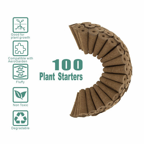 lukandafi Grow Sponges 100-pack dried and mold-free for clean hydration