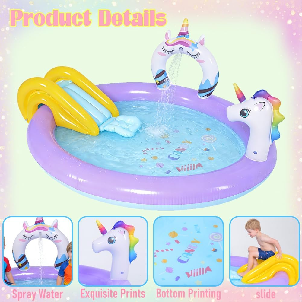 LUKBERA inflatable slide adds excitement for safe backyard play.