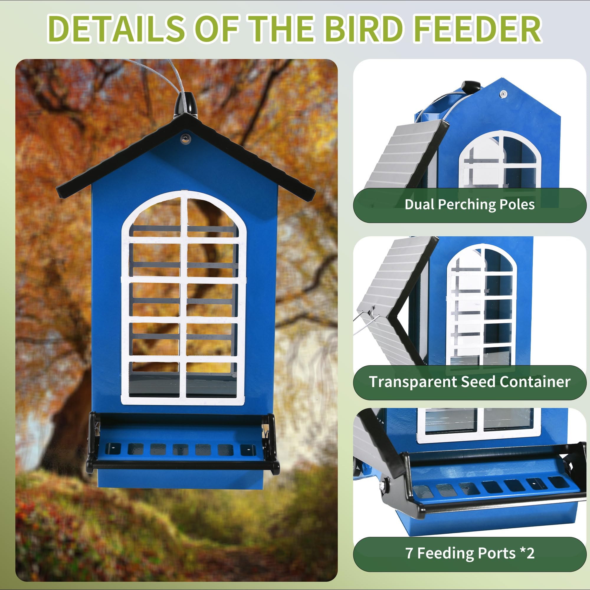 LUKCOZMO versatile hanging setup for yard placement