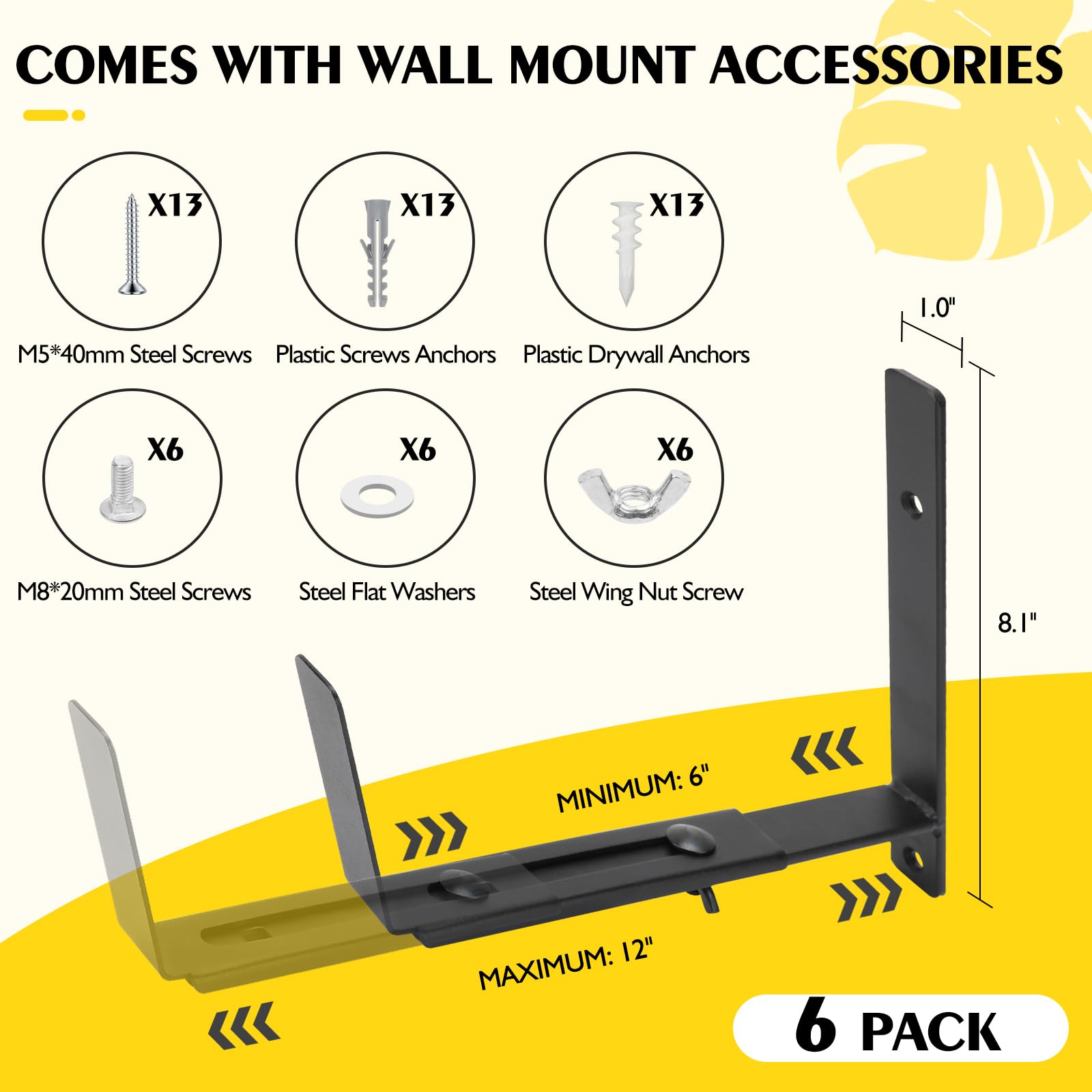 LukLoy brackets feature 0.2 inch thickness for added durability