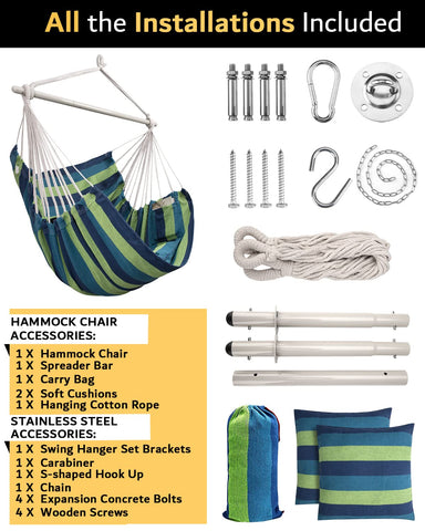 Lulladle hammock chair fabric is washer-safe for easy cleanup