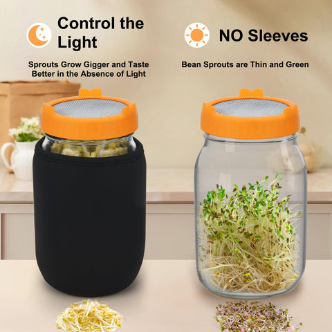Lulonpon shading set provides a dark environment to stabilize sprouting.