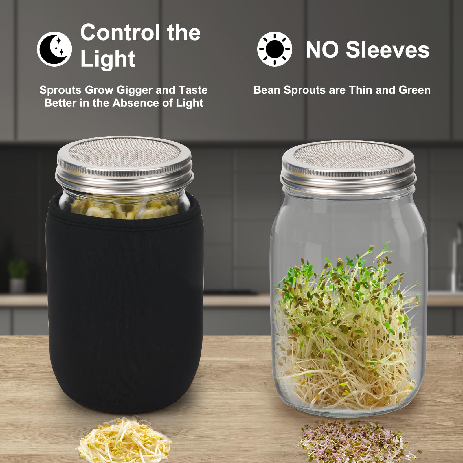 Lulonpon shading-sets help control light for better sprouts