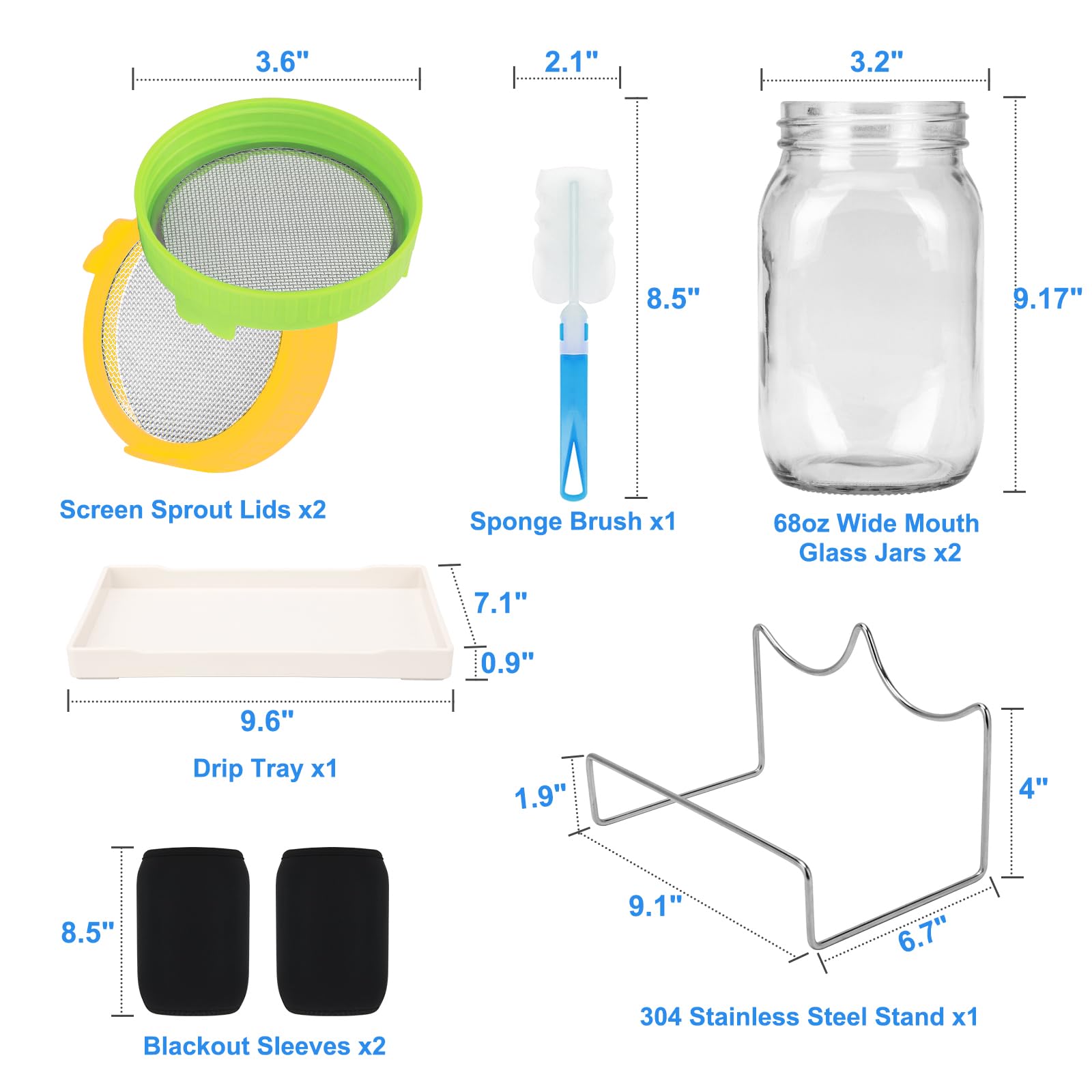 Lulonpon shading sets help control light for consistent sprouts