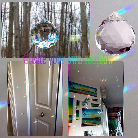 Lulonpon sun catcher in window adds decorative shimmer