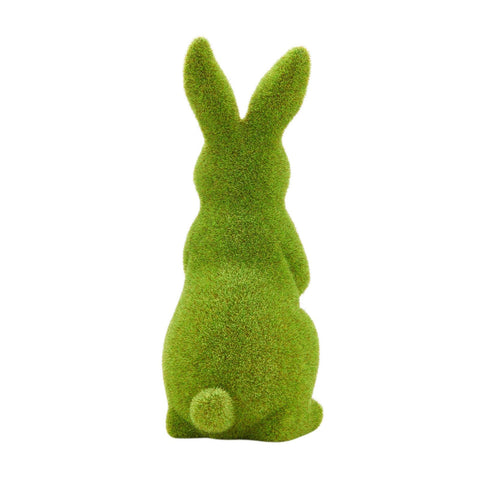 LULU Deer meditation moss rabbit decor creates a calm reading nook.