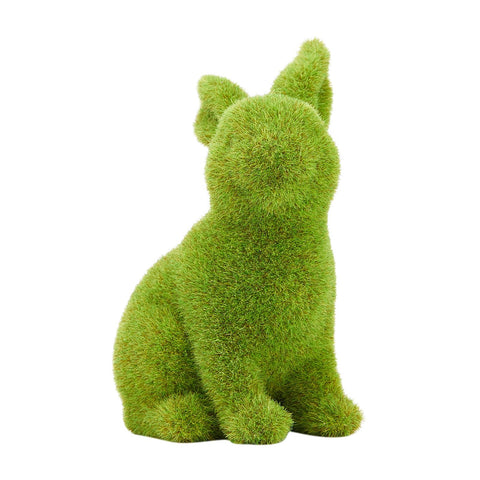 LULU Deer moss rabbit on office desk brightens workspace.