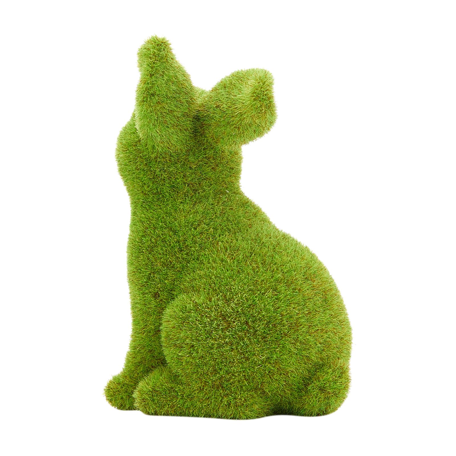 LULU Deer moss rabbit for porch decor welcomes guests.