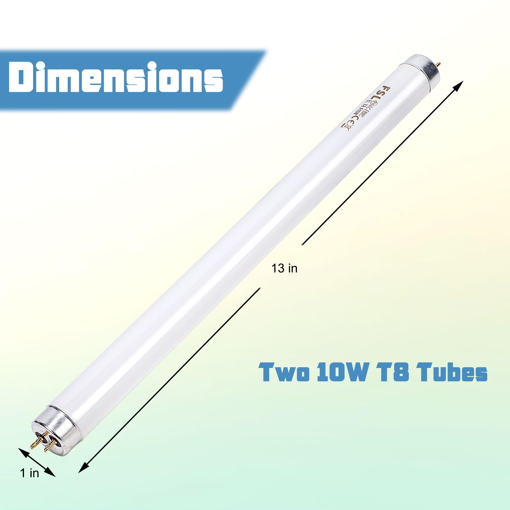 Lulu Home Glass-shell T8 tubes offer bright, even illumination.
