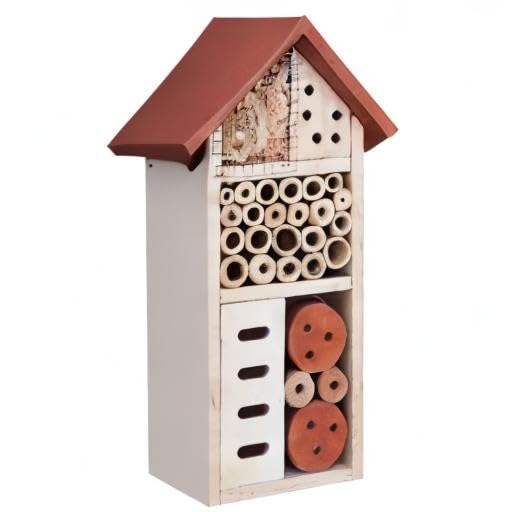 Lulu Home insect house weatherproof finish protects habitats year-round.