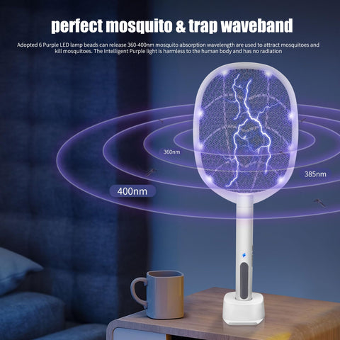 Lulu Home outdoor mosquito killer racquet keeps gatherings more comfortable.