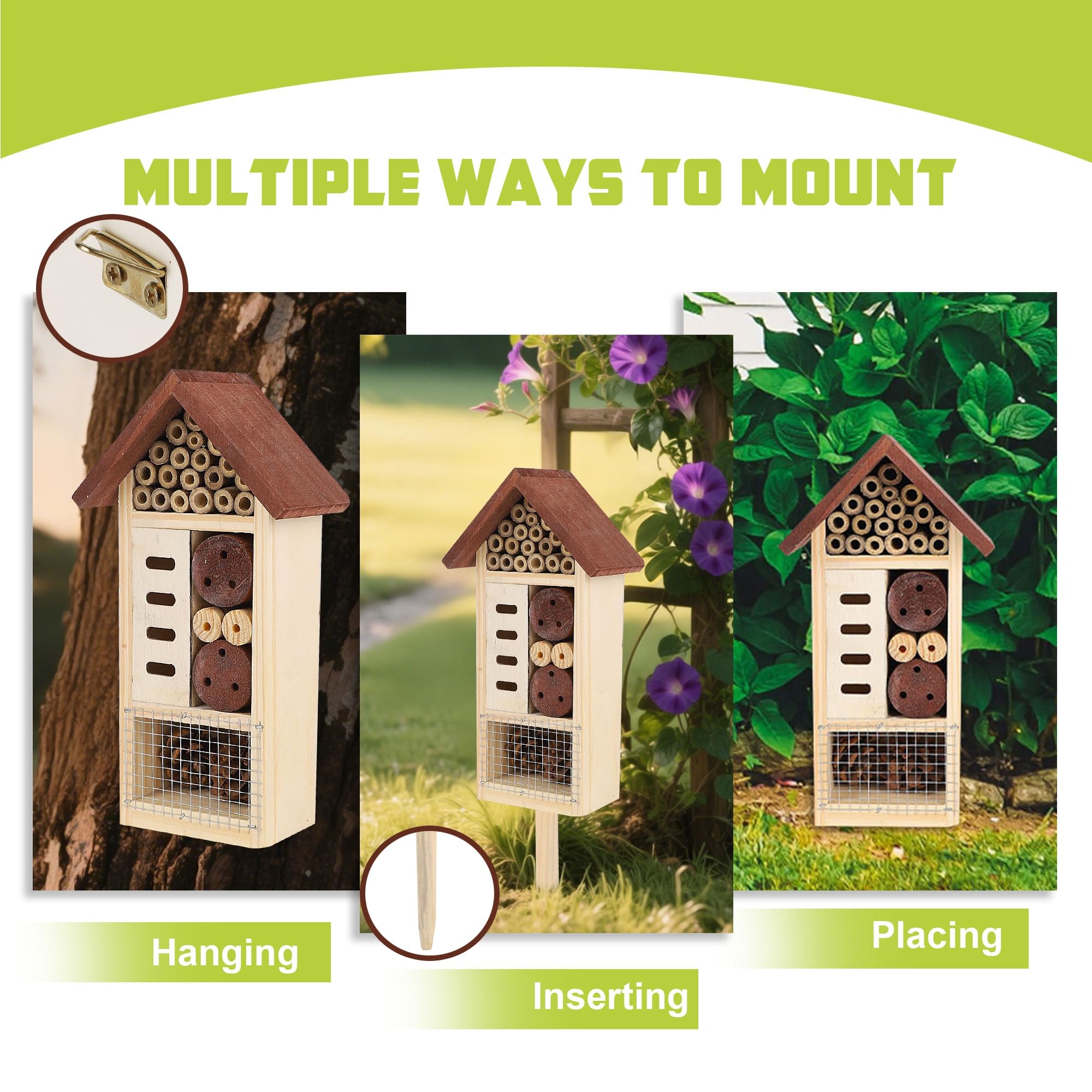 Lulu Home weather-resistant roof protects habitat in all seasons.