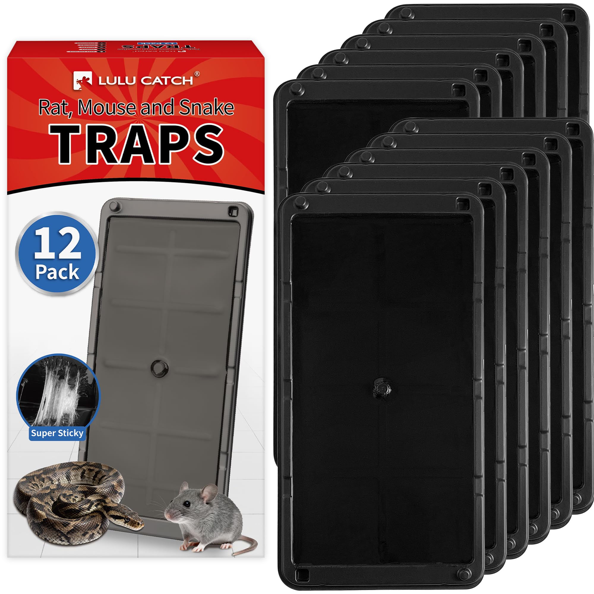 LULUCATCH 12-pack packaging ideal for basements and attics