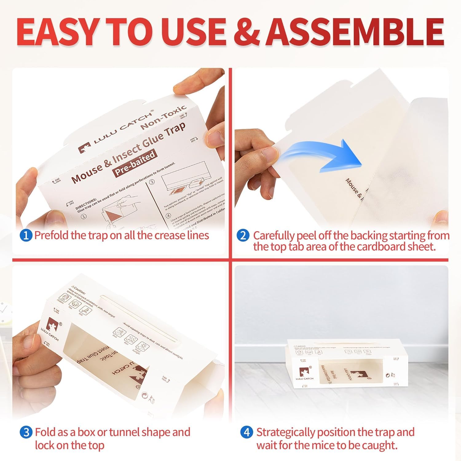 LULUCATCH double-up trap enables multiple capture angles