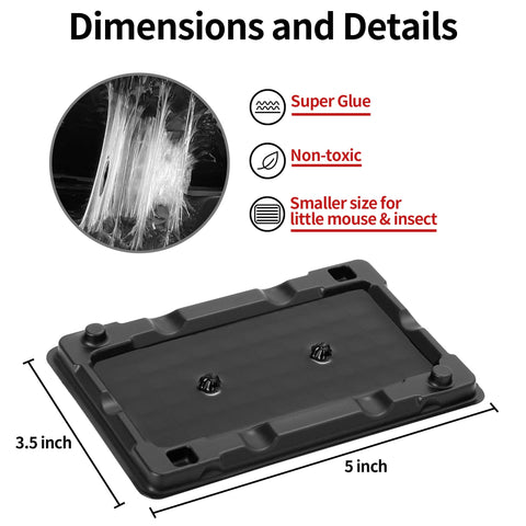 LULUCATCH glue trap peanut bait attracts pests effectively.