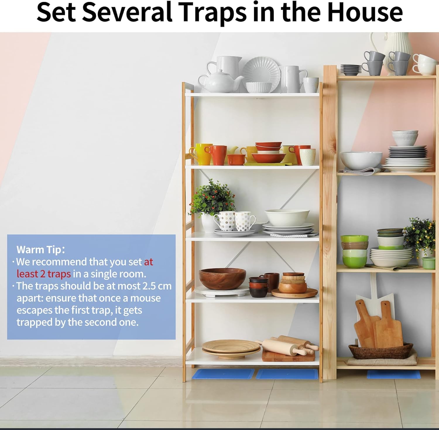 LULUCATCH indoor pest control traps handle mice and snakes reliably