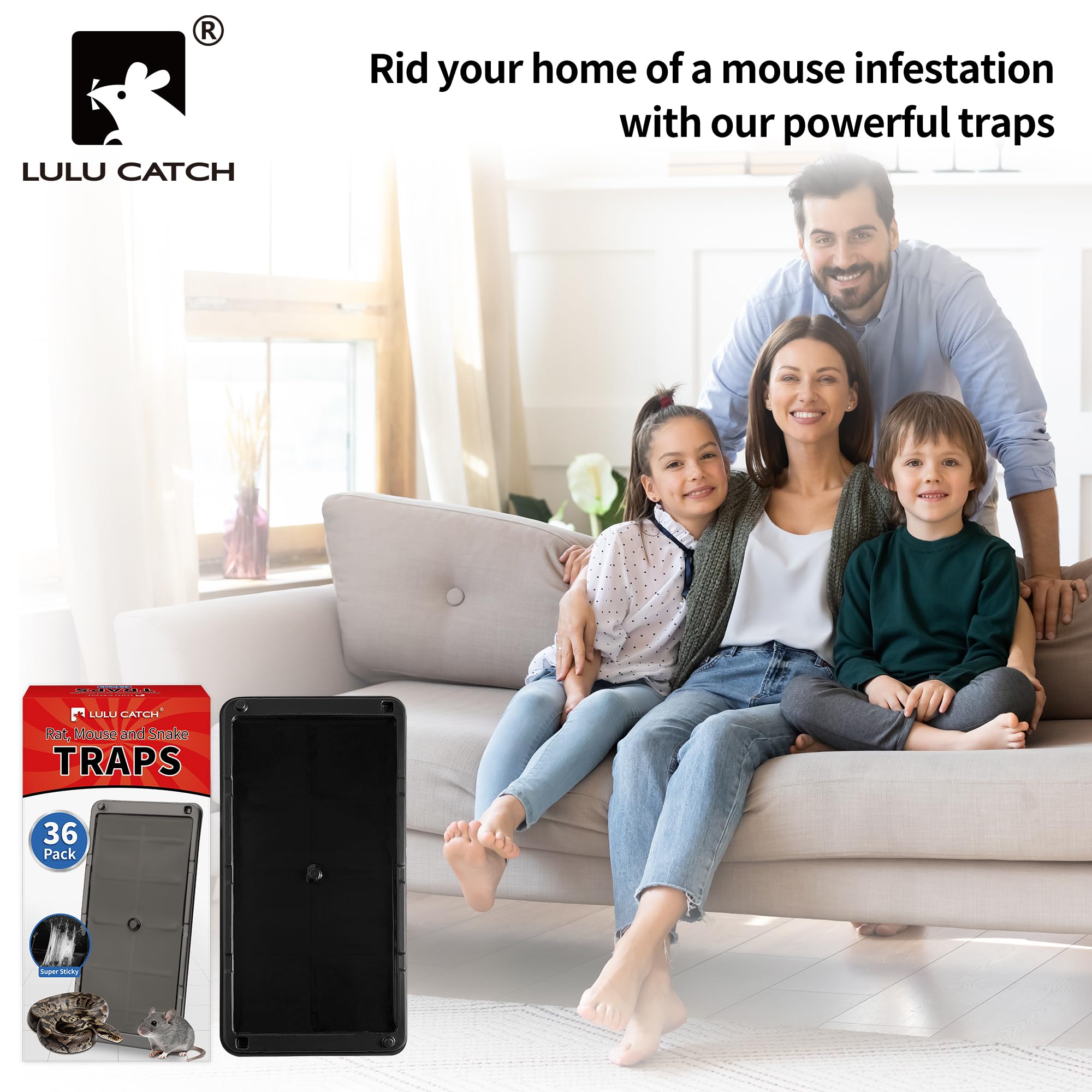 LULUCATCH indoor pest control kit suitable for homes and offices