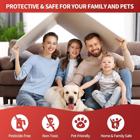 LULUCATCH multi-species glue trap targets mice, spiders, roaches.