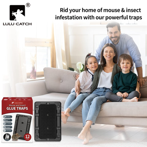 LULUCATCH pest control results show captured pests.