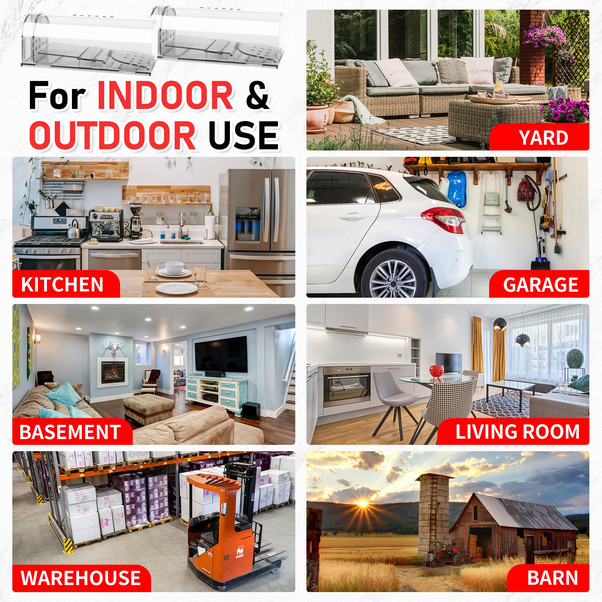 LULUCATCH ready-to-use trap suitable for home or outdoor deployment.