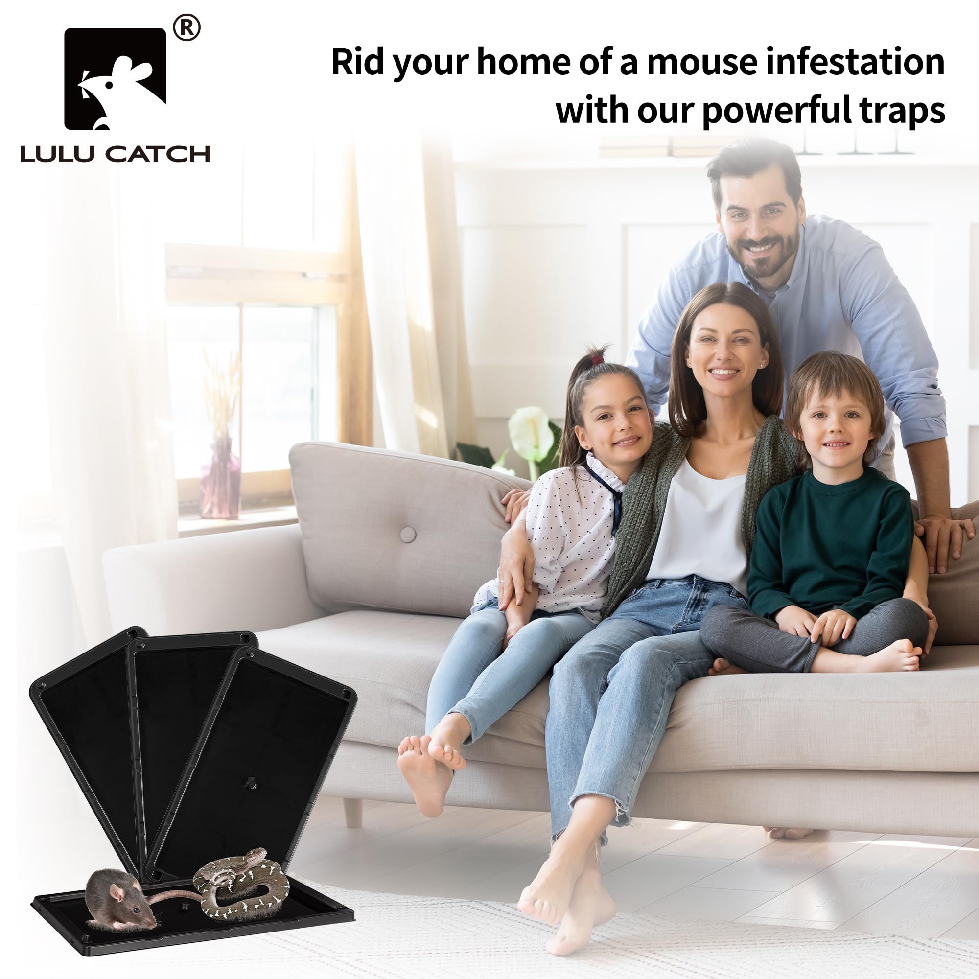 LULUCATCH safe for homes with kids and pets when used as directed