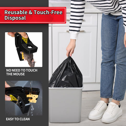 LULUCATCH washable plastic enables easy cleaning and odour removal