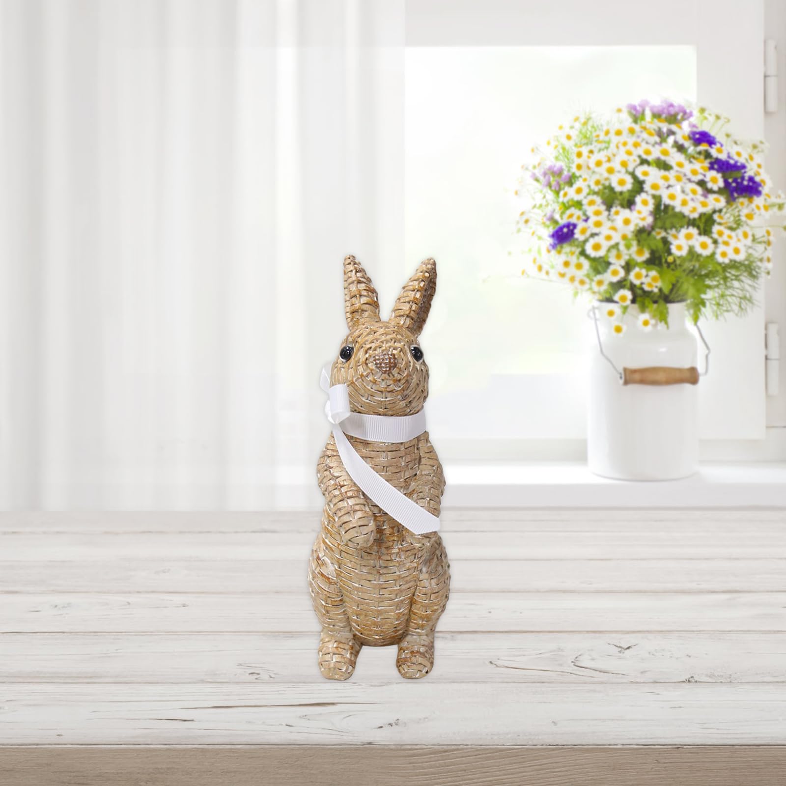 LULU Deer front door Easter decor welcomes guests with charm.