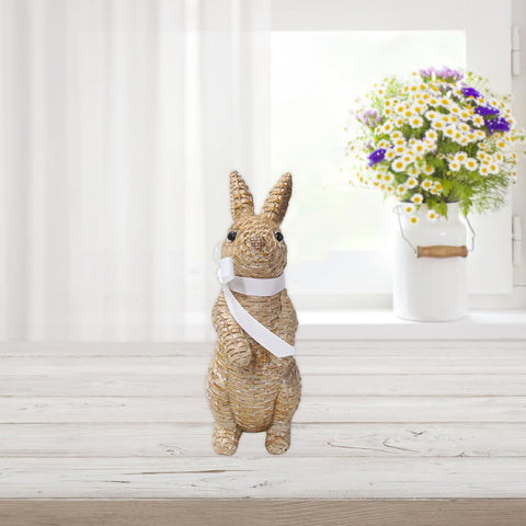 LULU Deer front door Easter decor welcomes guests with charm.