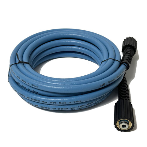 LULUW 25ft 1/4-inch hose with 3600 PSI rating for versatile cleaning.