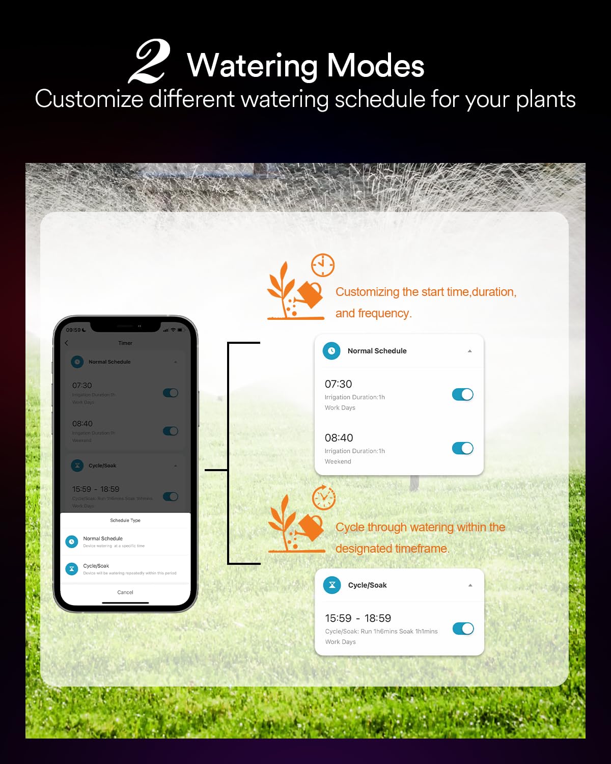 Lumary hub enables remote control via 2.4 GHz WiFi.