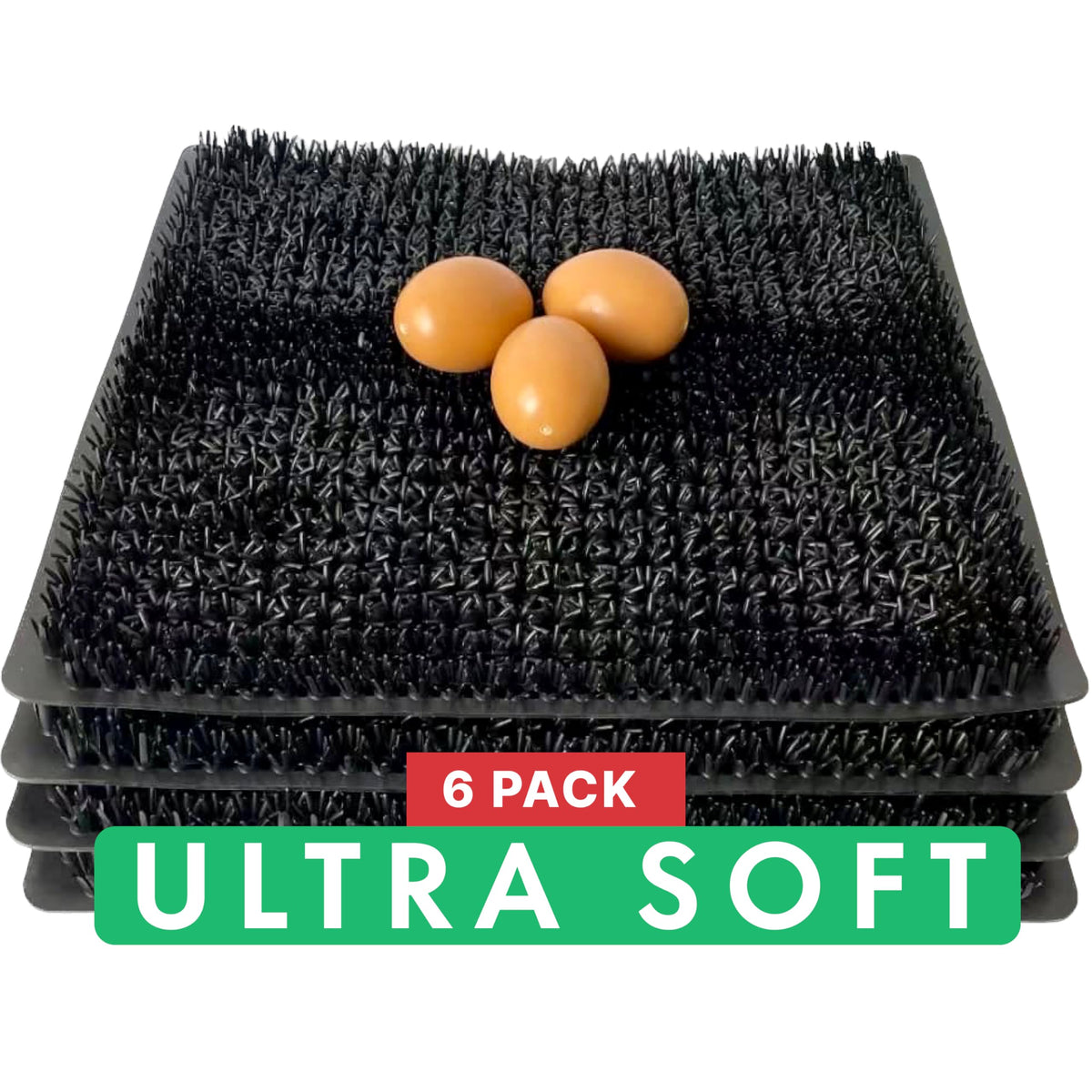 LUMERAM 6x ultra-soft washable chicken nesting pads provide cozy comfort for hens.