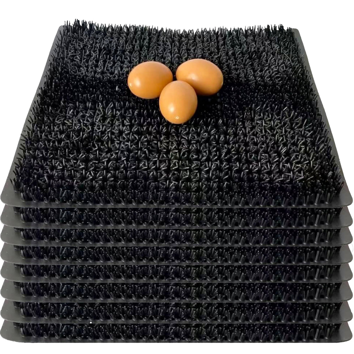 LUMERAM 8X ultra-soft nesting pads top view for calmer hens