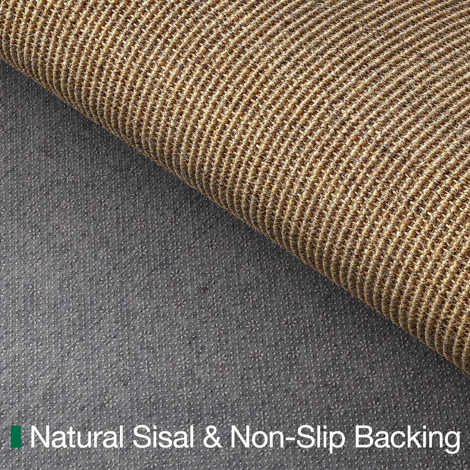LUMI boho-style sisal mat adds cozy charm to entryways.
