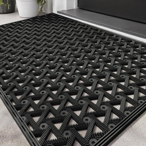 LUMI doormat front-door 24x36 with non-slip backing for safe entry.