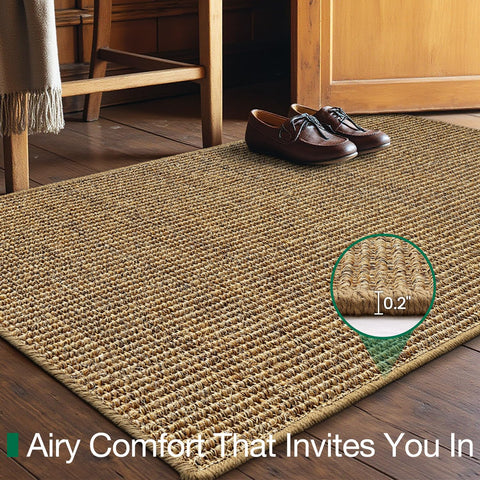 LUMI easy-clean door mat; quick spot wash keeps it fresh.