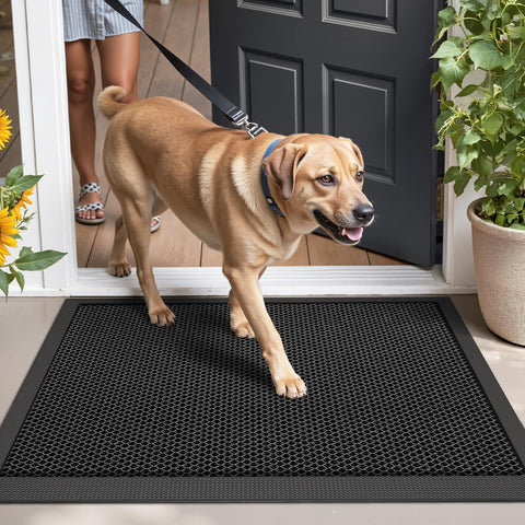 LUMI heavy-duty backing prevents slipping and curling on busy entrances