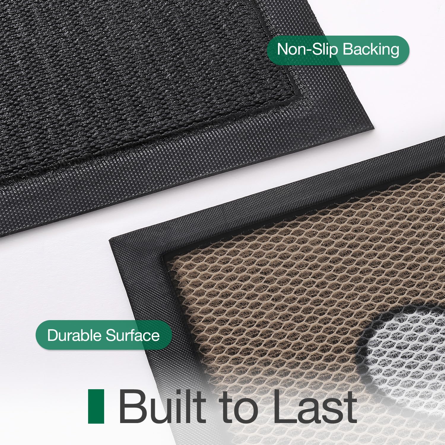 LUMI low-profile mat fits under doors and furniture without crowding.