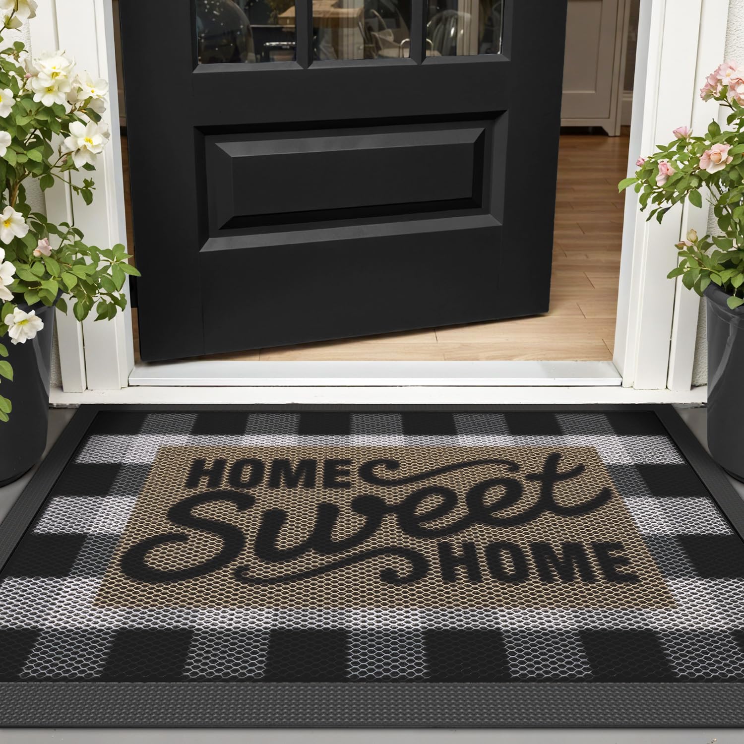 LUMI 24x36 inches mat provides broad coverage for high-traffic doorways.