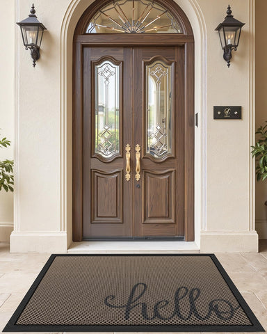 High-traffic friendly mat for busy homes and frequent entryways.