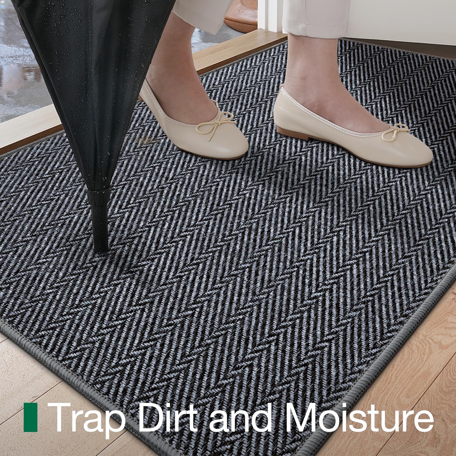 LUMI Pet-Friendly mat resists claws and dirt while staying comfortable underfoot.