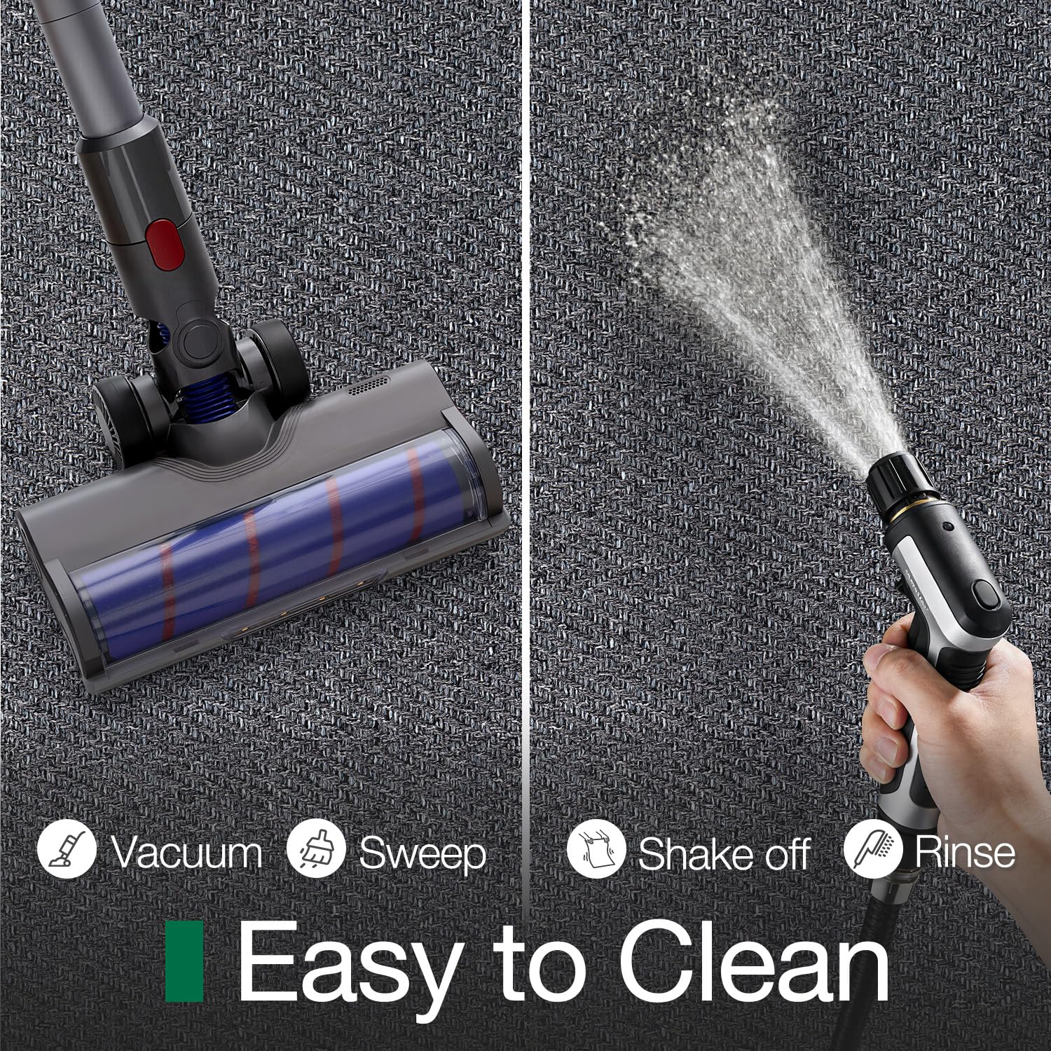 LUMI pet-friendly mat withstands claws and fur while staying tidy.