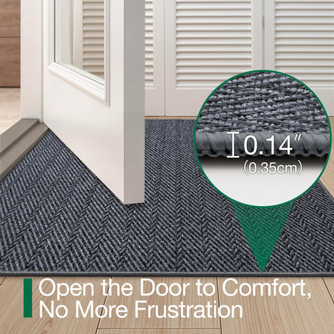 LUMI pet-friendly entryway rug resists hair and dirt for busy homes.