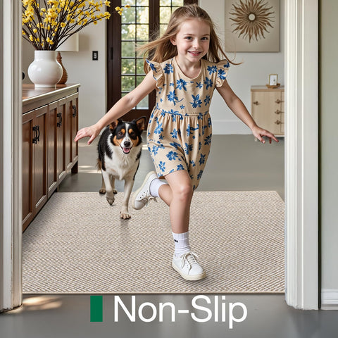 LUMI stain-resistant material keeps entryway looking fresh