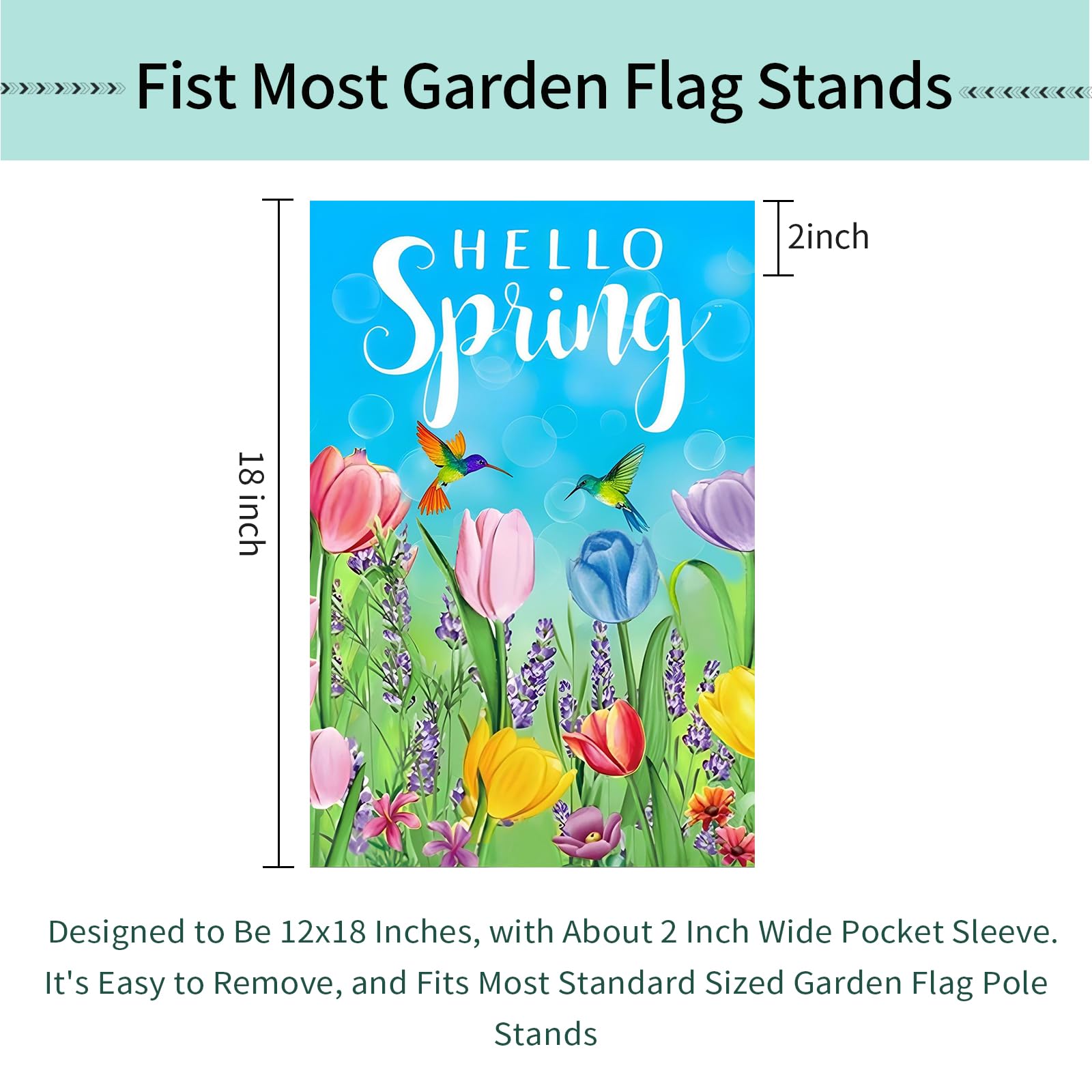 Lumifan Valentine flag design makes romantic yard accents and gift-ready outdoor decor.