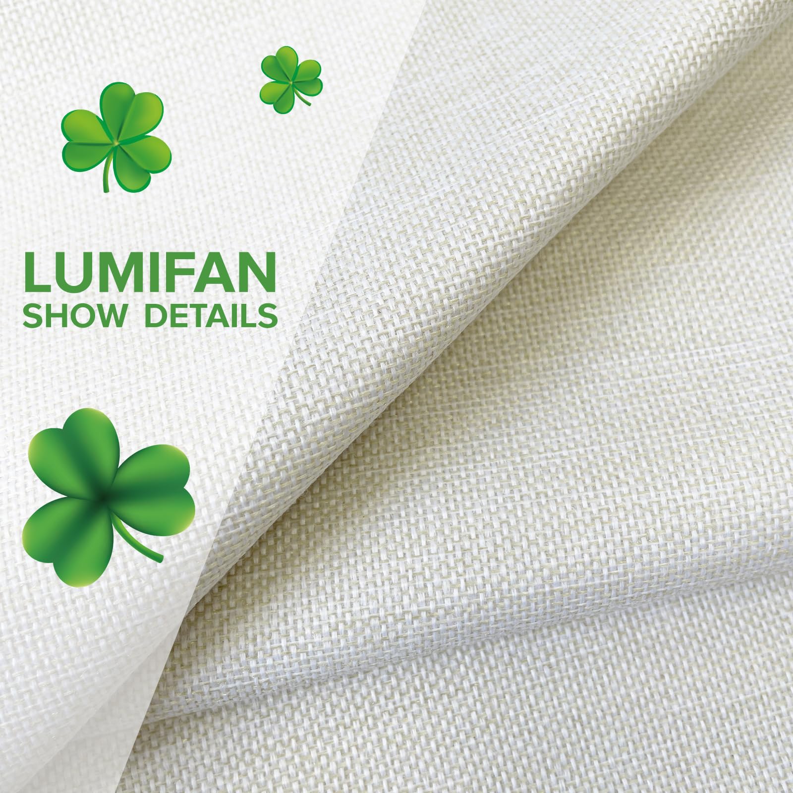 Lumifan flag is hand-finished with unique charm and slight size variation