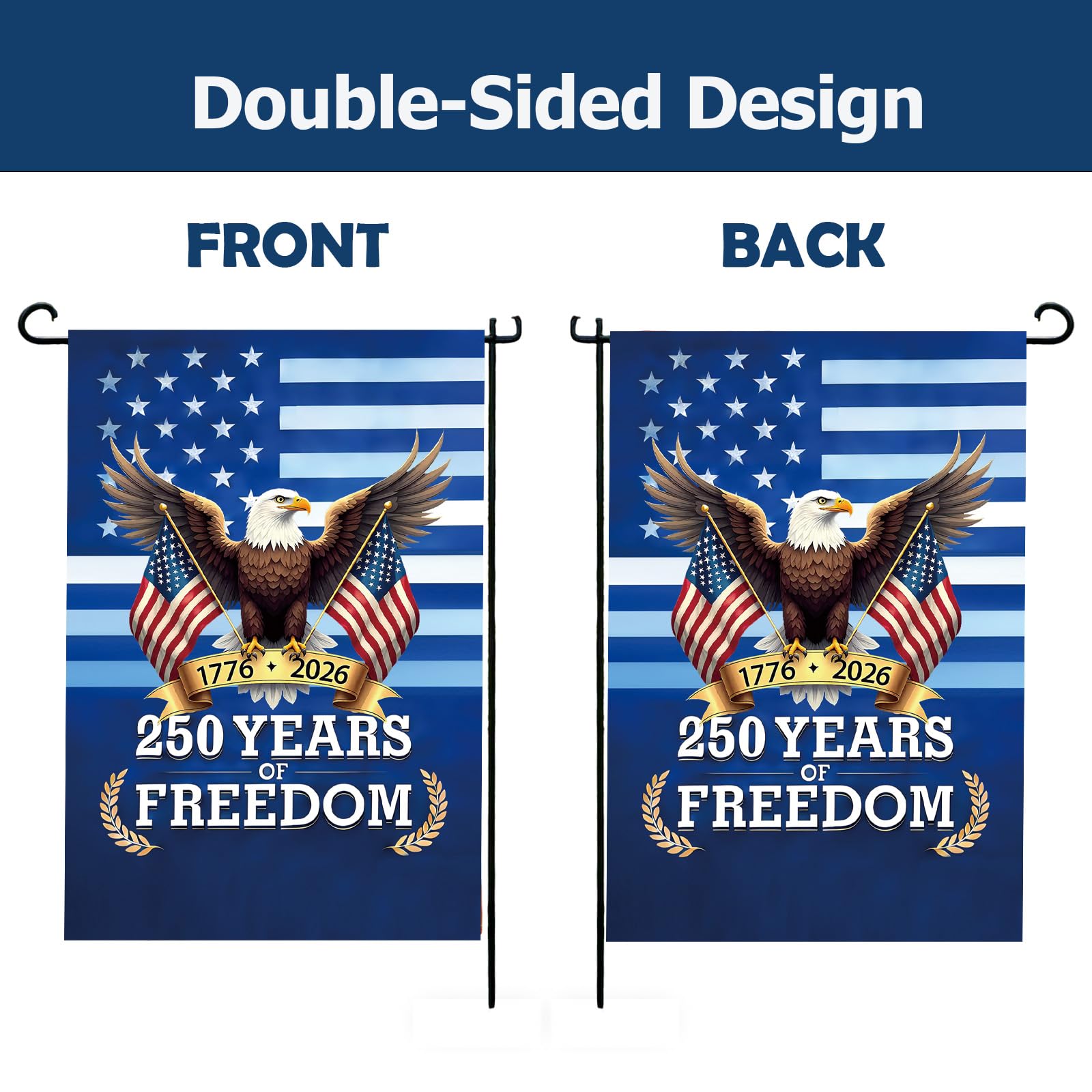 LUMIGRAIN 1776-2026 banner highlights patriotic details with durable color.
