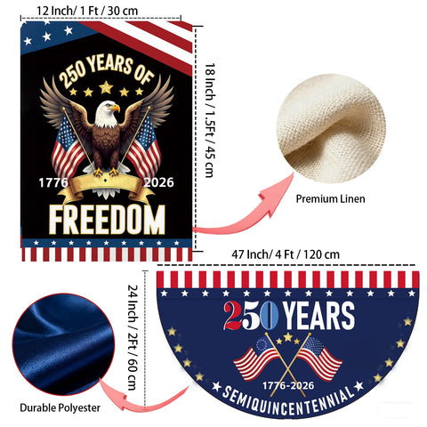 Lumigrain double-sided eagle flag ensures visibility from both sides in outdoor spaces